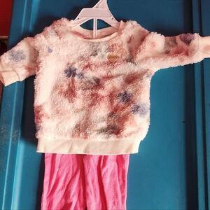 Juicy Couture Kids Soft Multicolor Apparel SET OF 2 -SWEATER AND PANTS SZ 3/6 MO